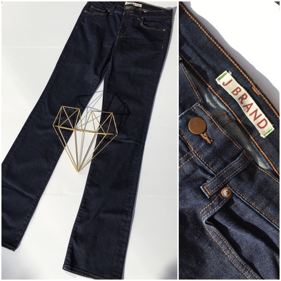 J Brand Dark Rinse Straight Leg Jean - Picture 5 of 5